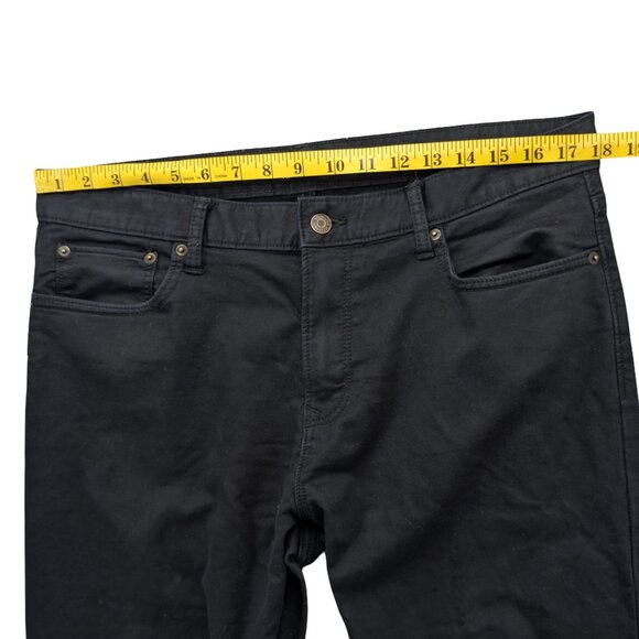 Banana Republic Slim Travel Jeans Mens Black Stretch Denim Size 35x30 - Picture 7 of 11